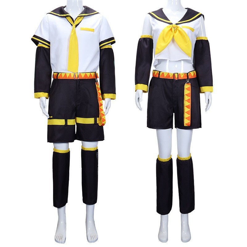 Virtual Idol cosplay Kagamine Rin Kagamine Len cosplay costume