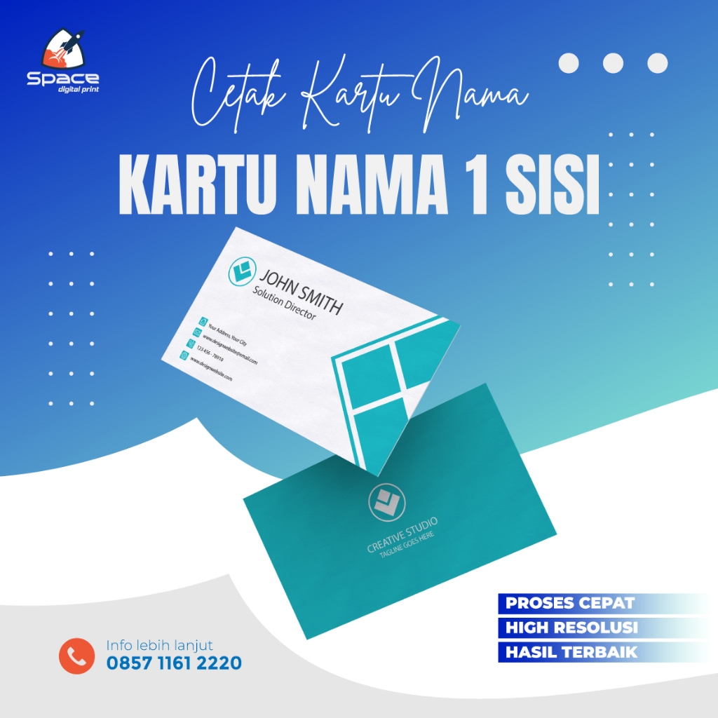 

CETAK KARTU NAMA (Sehari Jadi)