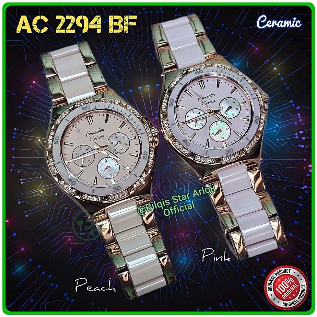 New Colour 2025 Alexandre Christie Ac 2294 BF Ceramic Steel Original