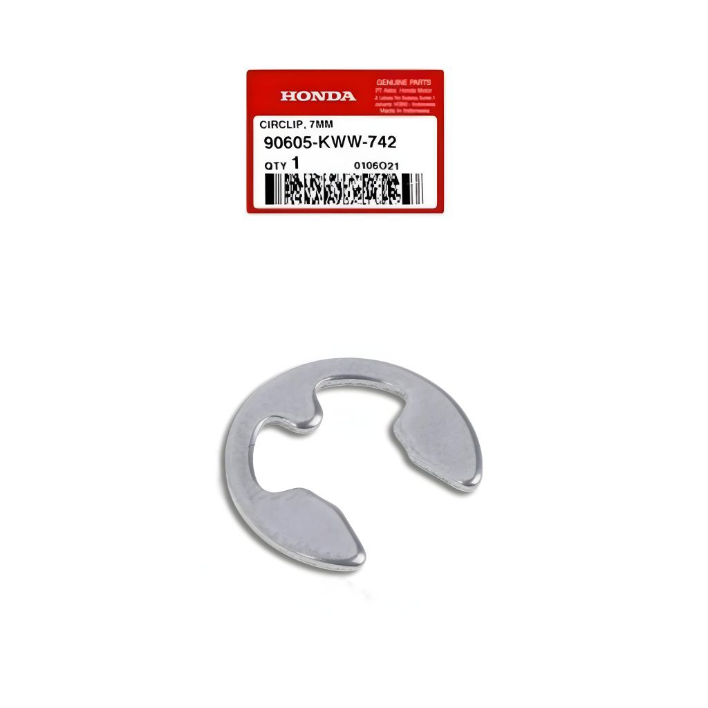 Circlip 7mm Kampas Ganda (Circlip 7MM - 90605KWW742)- Honda
