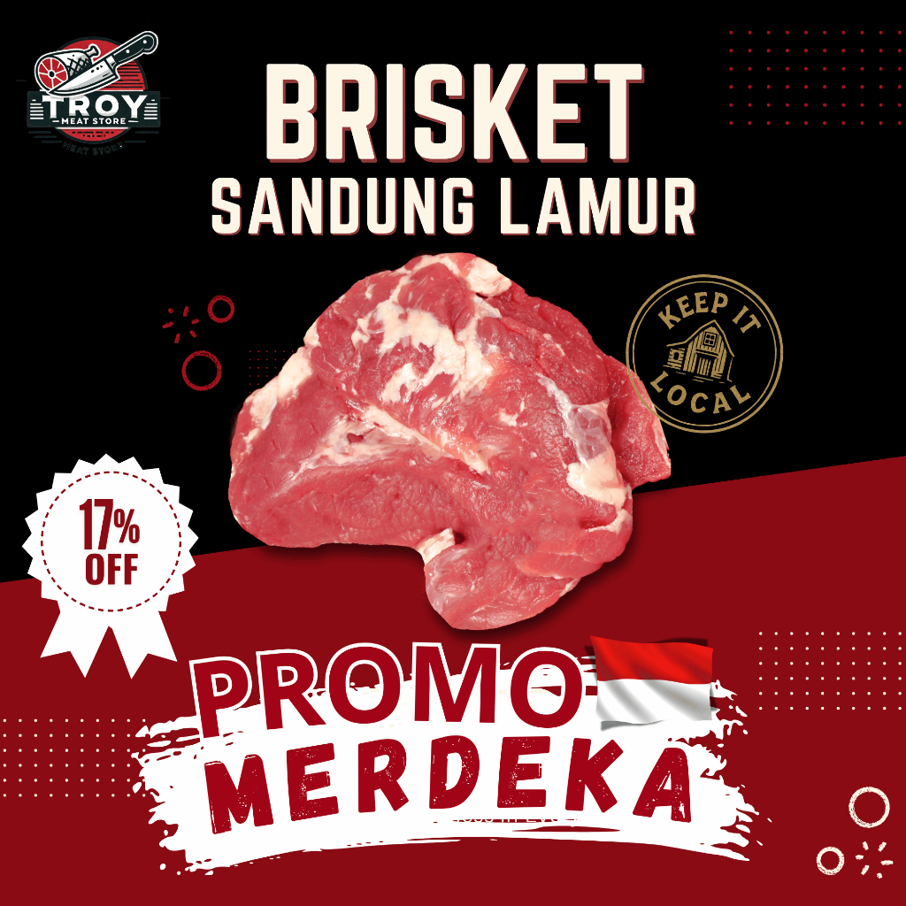 

Brisket / Sandung Lamur Sapi 500 Gram