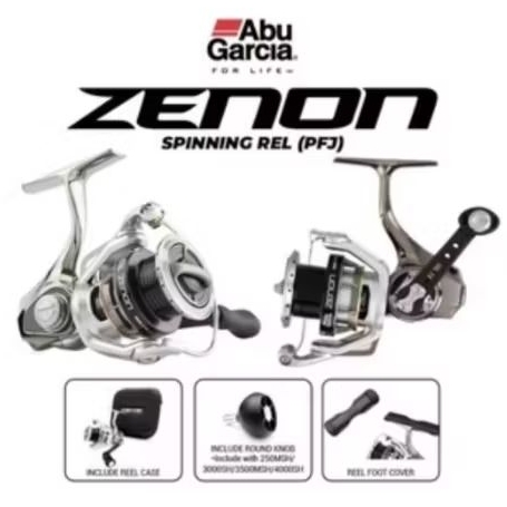 Reel ABU GARCIA ZENON 1000S, 2000S, 3000MSH, Bearing 11| Super ringan - 1000S