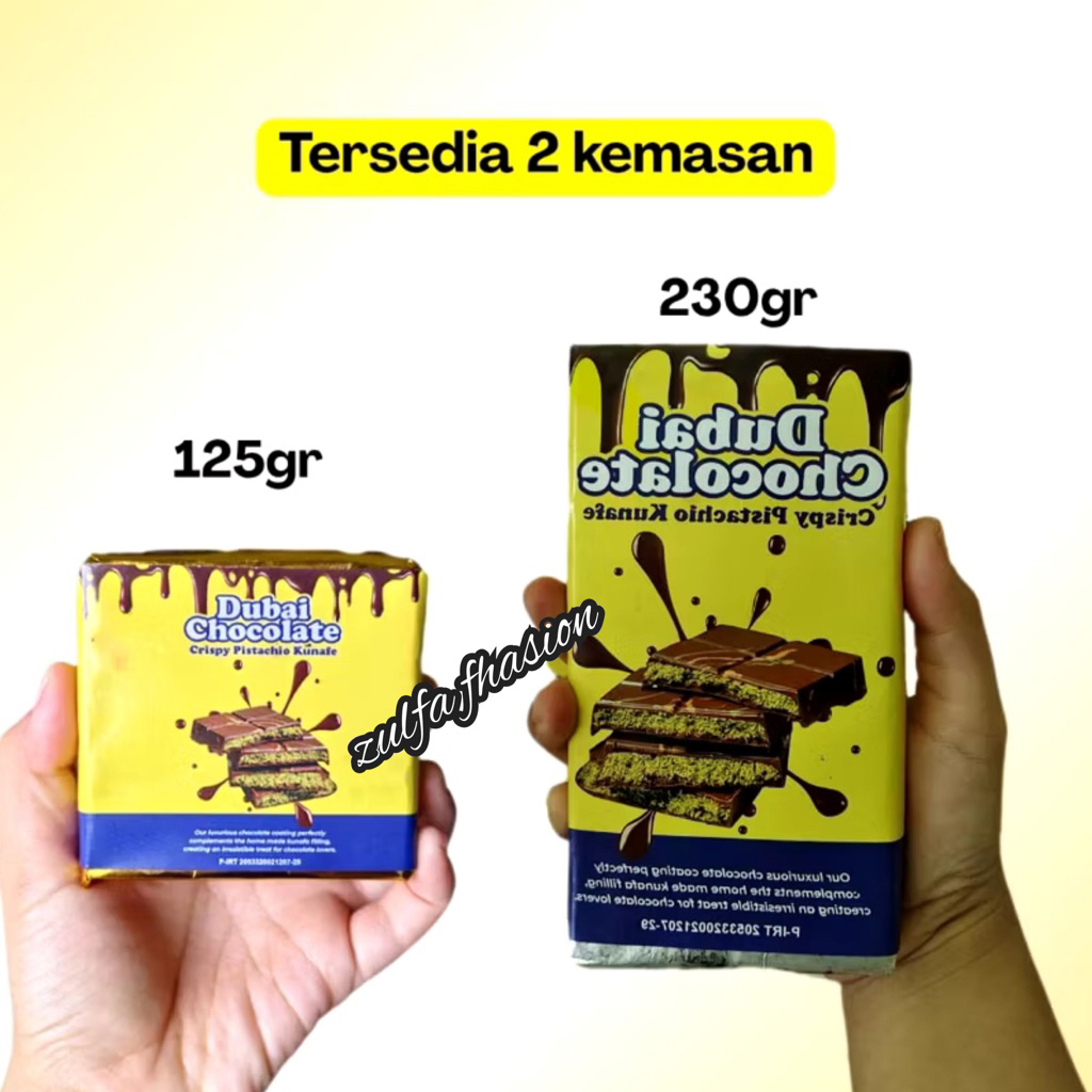 

Coklat Dubai Kunafe Original "PISTACHIO KUNAFE" Chocolate Viral Lembut Meleleh Dimulut, Berat ±270 gr, Ukuran 16x8 cm ,Food Cocoa Cemilan Makanan Cokelat Termurah