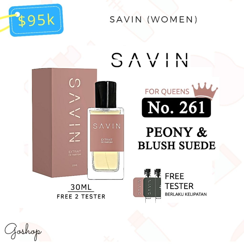 SAVIN PARFUM No. 261 Peony & Blush Suede