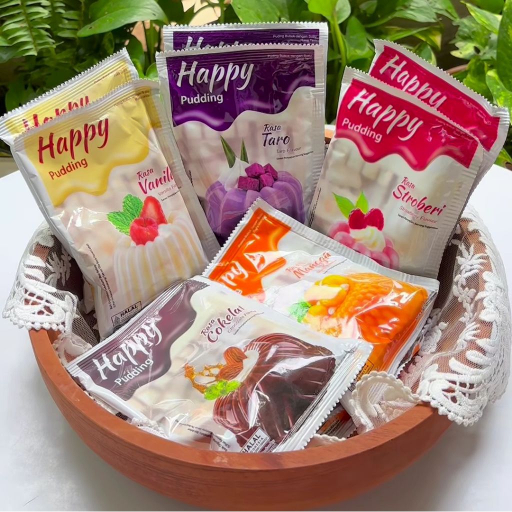 

Happy Pudding Nutrijell bubuk instan satuan 60gr