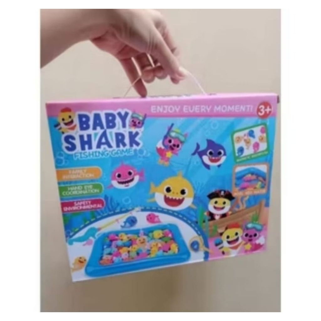 KIDZOONAA - FISHING GAME MAGNET / MAINAN ANAK PANCING IKAN DAN KOLAM / FISHING GAME KEMASAN DUS (SY6