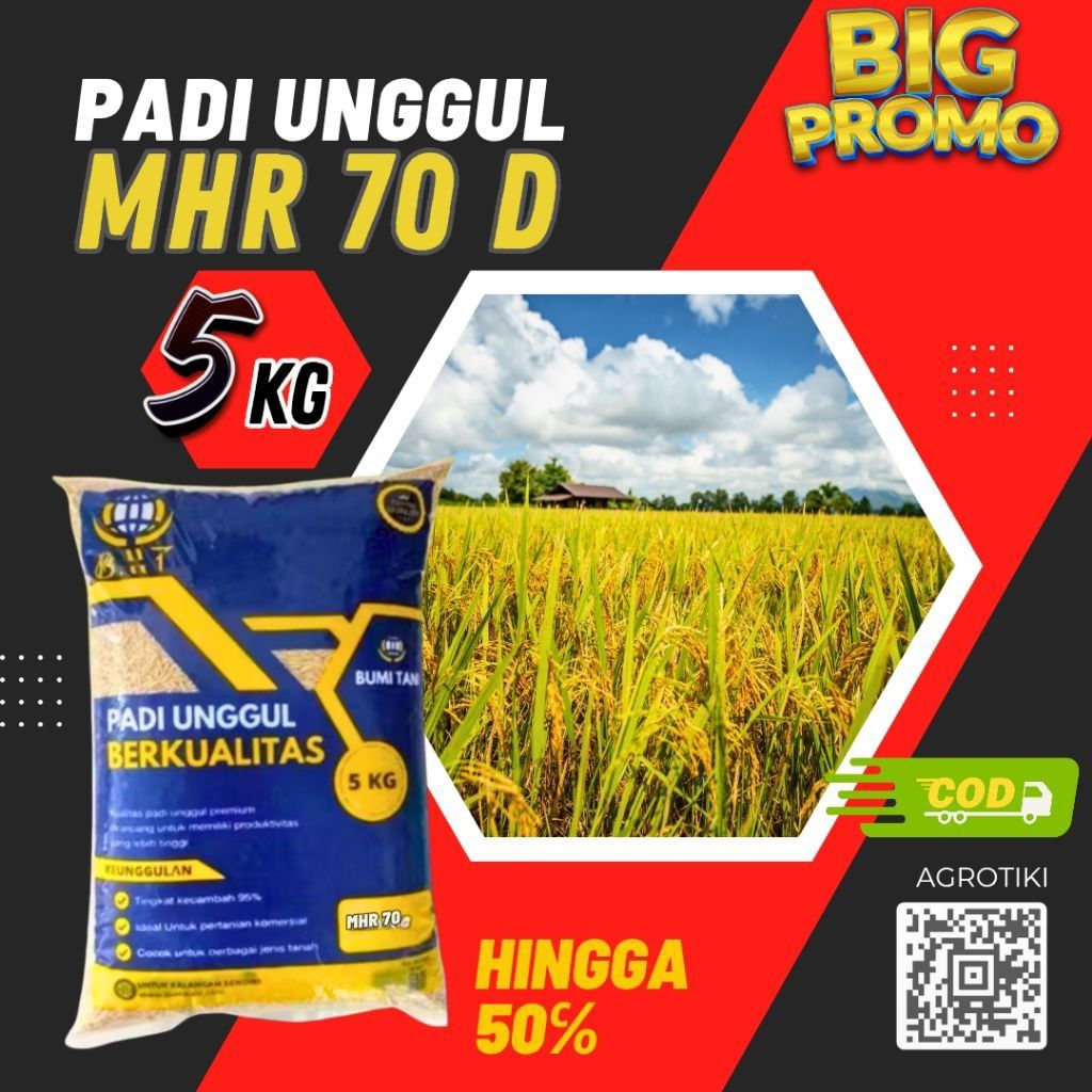 

benih padi MHR 70 D berat 5kg