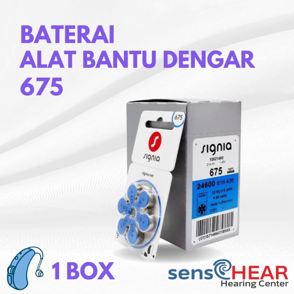 Baterai Alat Bantu Dengar Signia