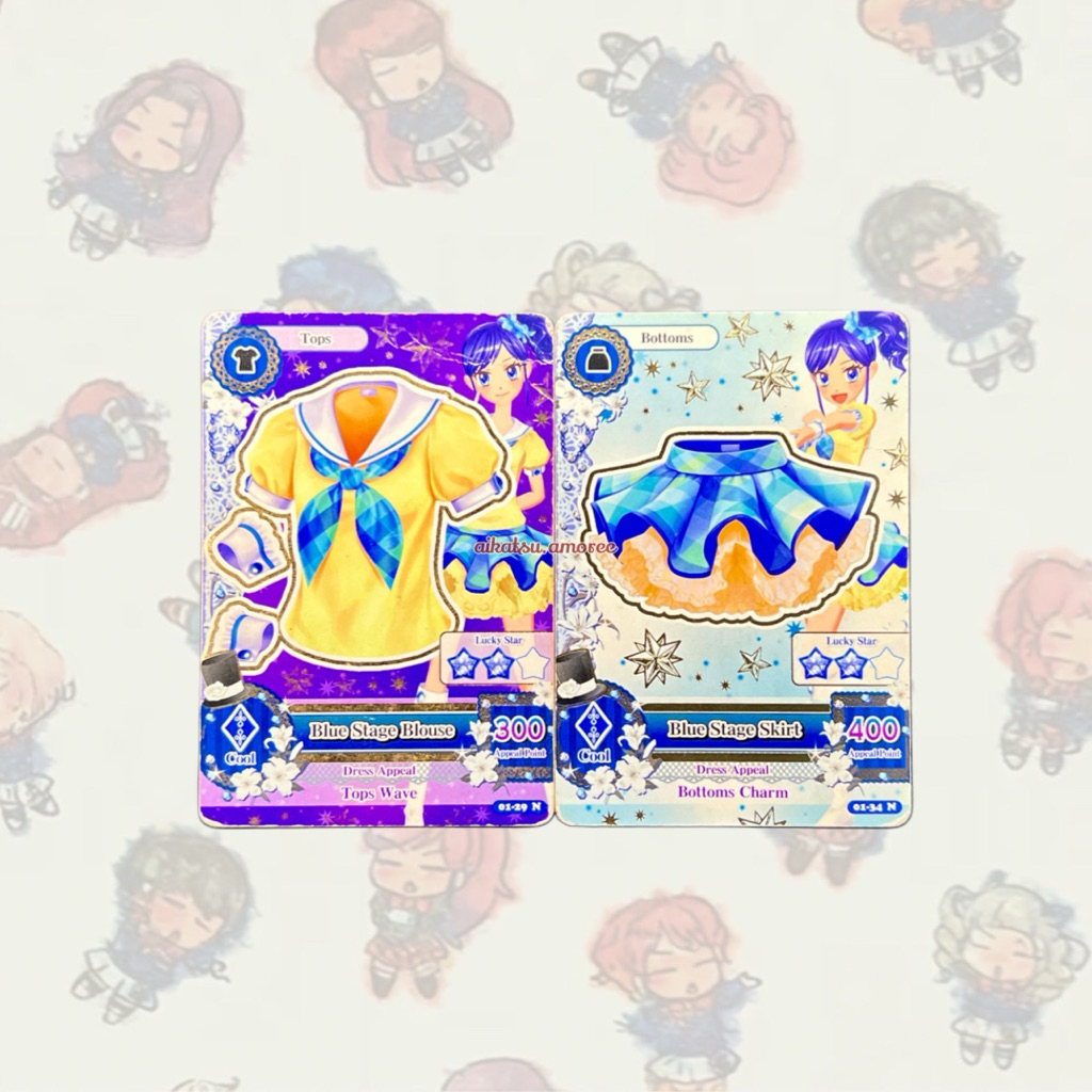 Aikatsu Blue Stage Blouse + Blue Stage Boots