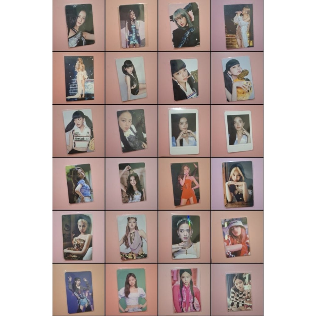 [BACA DESKRIPSI] Photocard Official Pc Blackpink Rose Rosie Lisa Alter Ego Jisoo Amortage Jennie Rub