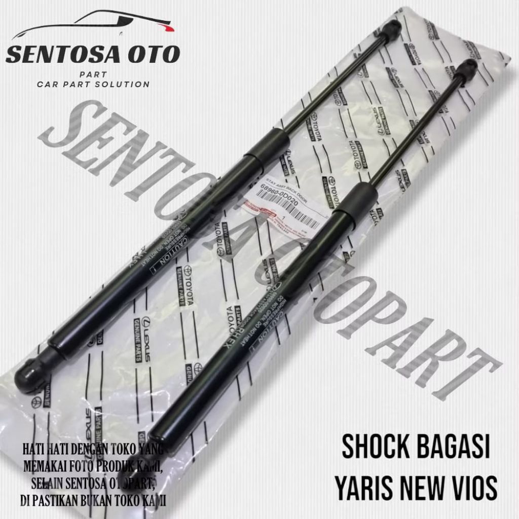 SHOCK BAGASI HIDROLIK PINTU BELAKANG MOBIL YARIS NEW VIOS 2006 2007 2008 2009 2010 2011 2012
