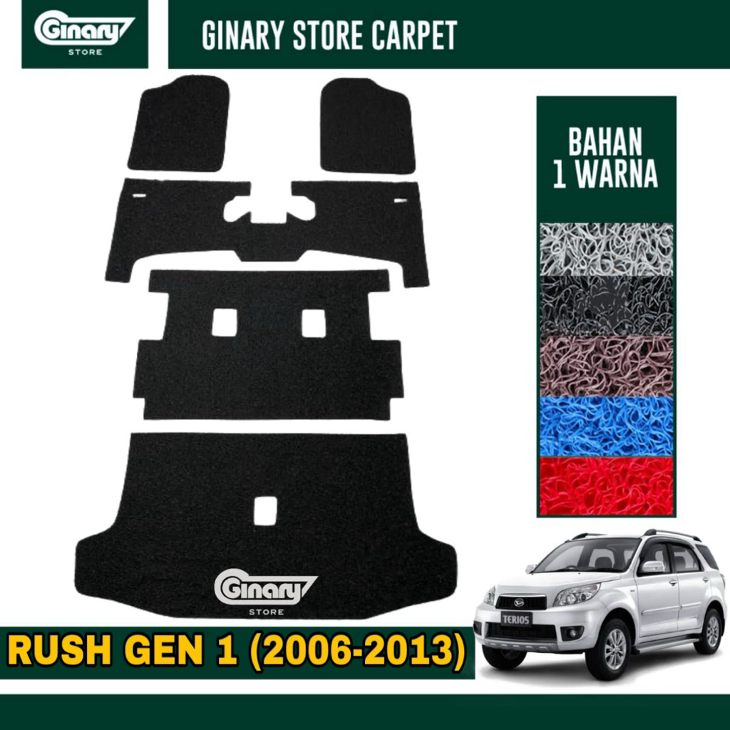 Karpet Mobil Mie Toyota RUSH 2006-2013 / Karpet Mie Mobil Toyota RUSH 2006-2013