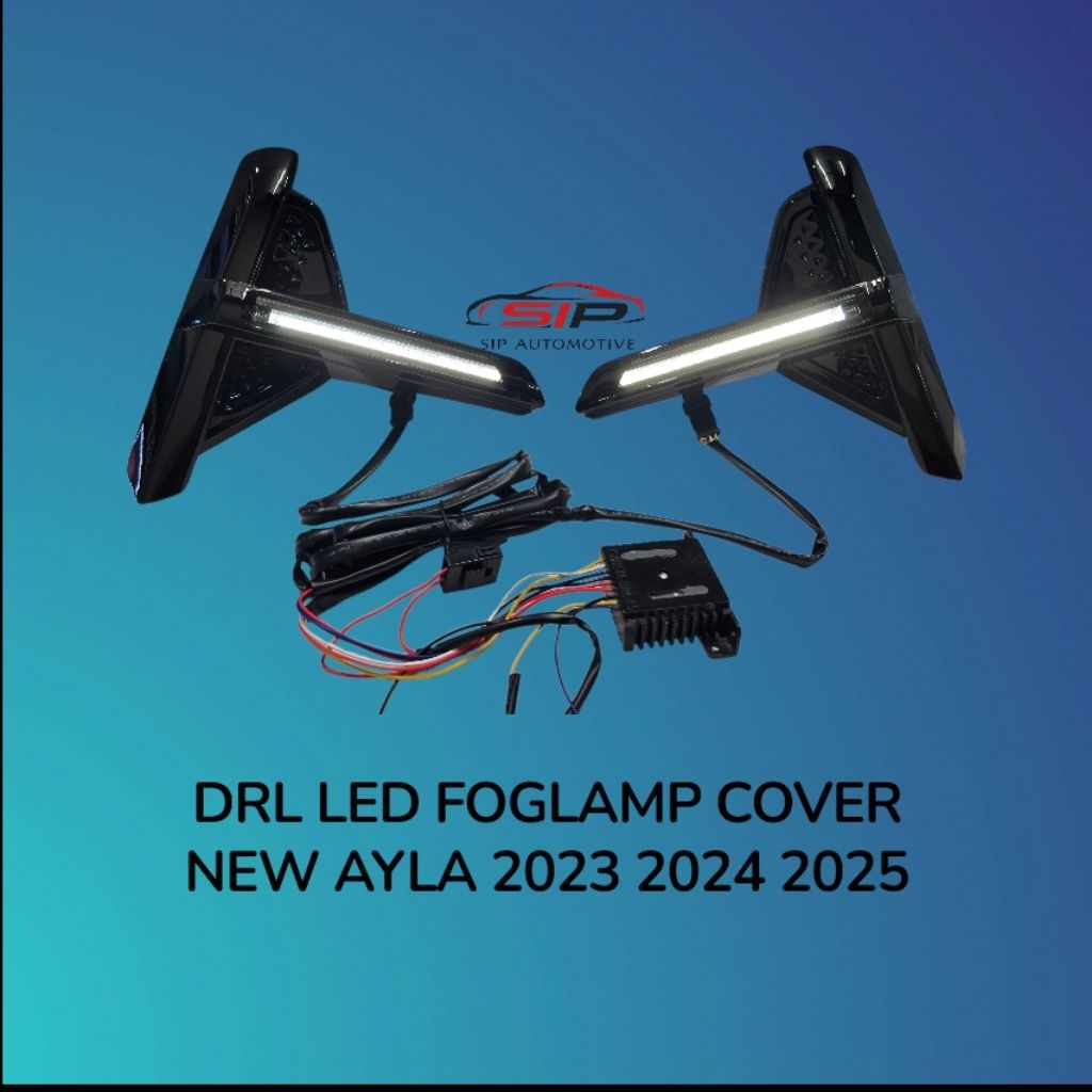 FOGLAMP LED DRL /LAMPU DRL LED FOGLAMP COVER NEW AYLA 2023 2024 2025