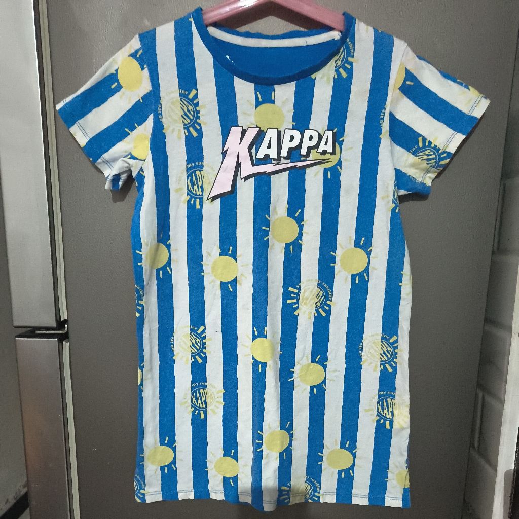 dress kaos kappa anak usia 5-7 tahun preloved