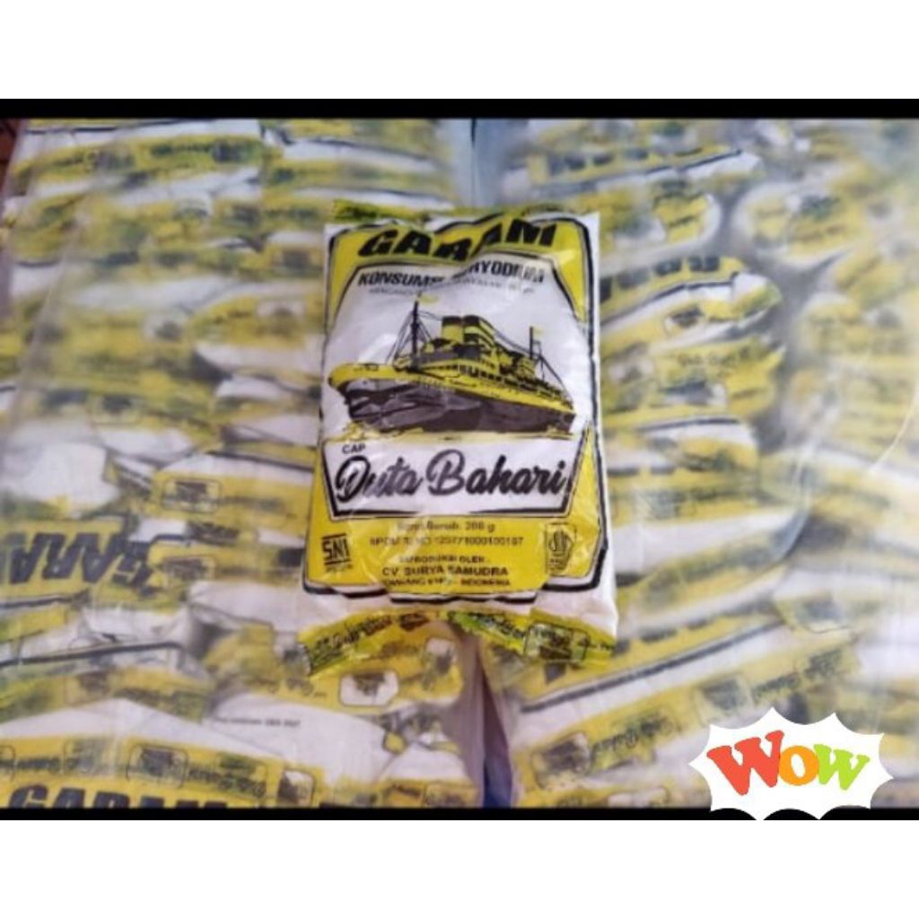 

[ 2 BUNGKUS ] GARAM | Garam Halus Cap Duta Bahari | Garam Kasar Cap GS | Perasa Makanan | Bumbu Masak | GARAM