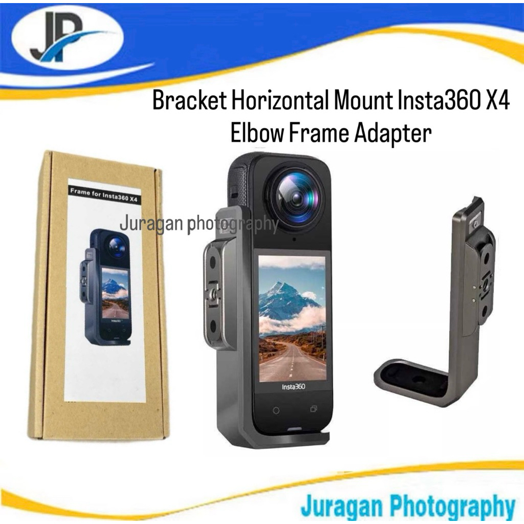 Promo ONMEN Bracket Horizontal Mount Insta360 X4 Elbow Frame Adapter - ON-X4 Terbatas