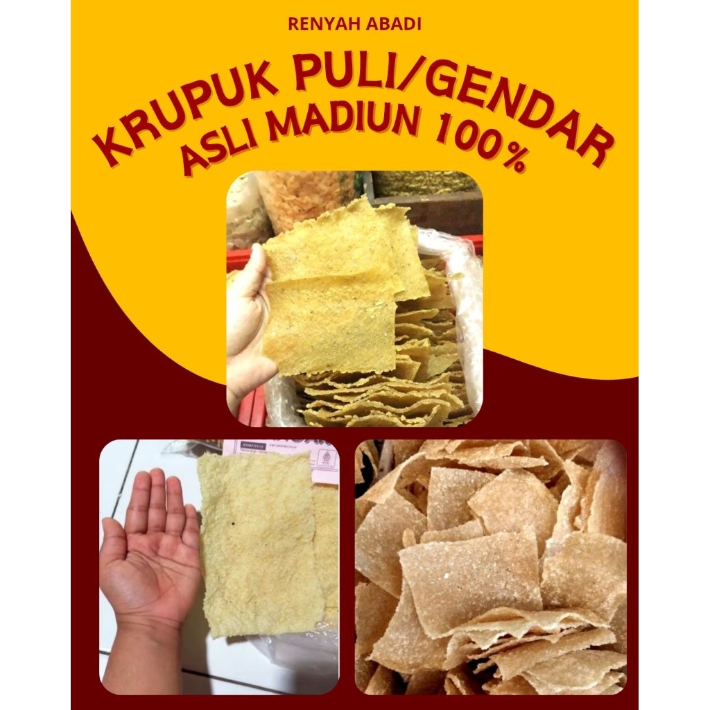 

krupuk puli asli madiun 100%