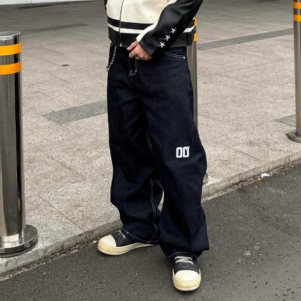 Wp Company - BAGGY Pants Black Control | Celana Panjang Pria