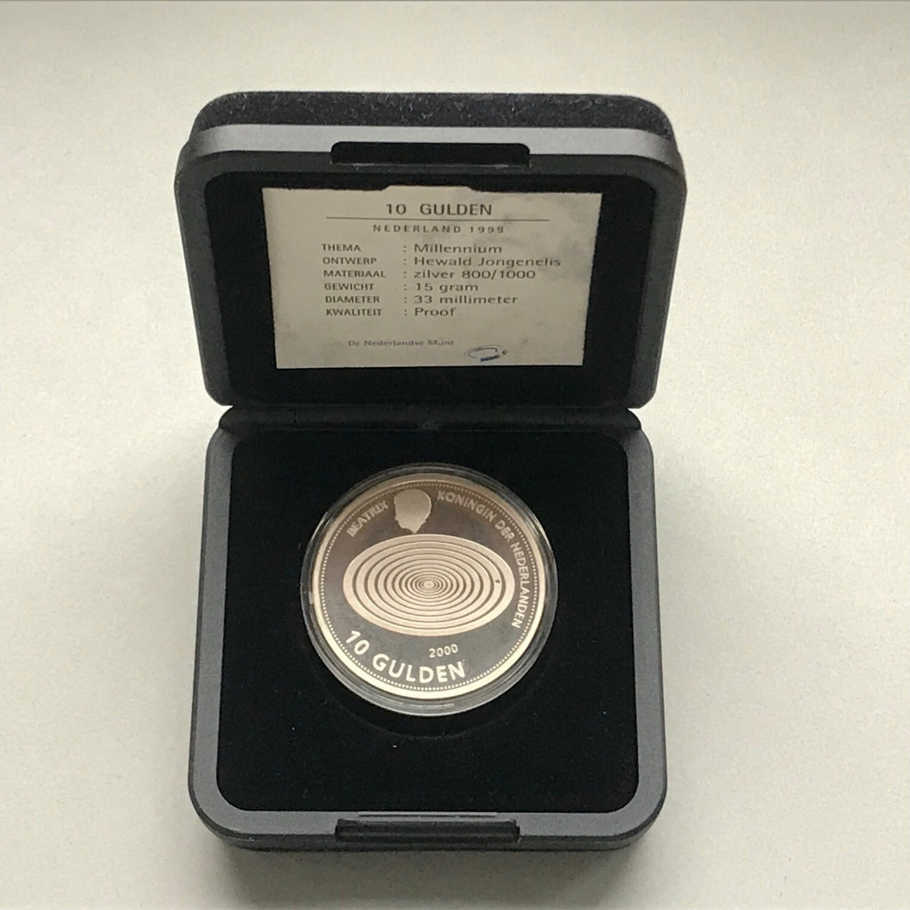 Koin Perak Belanda Beatrix Millennium Proof 15 gram