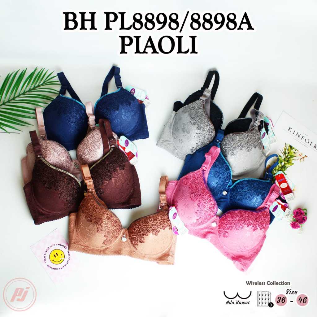 YSR -  BRA PIAOLI CUP BESAR KAWAT KAIT TIGA BH PEREMPUAN PIAOLI KAWAT CUP JUMBO