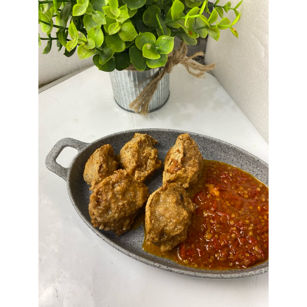 

Tahu Walik Crot sambal taichan