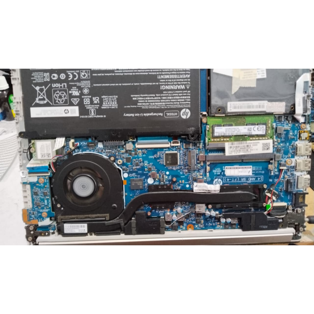 Motherboard HP 14s-dk AMD A9 Dual VGA Normal Tested Seken Original [ Mainboard HP 14s bisa untuk HP 