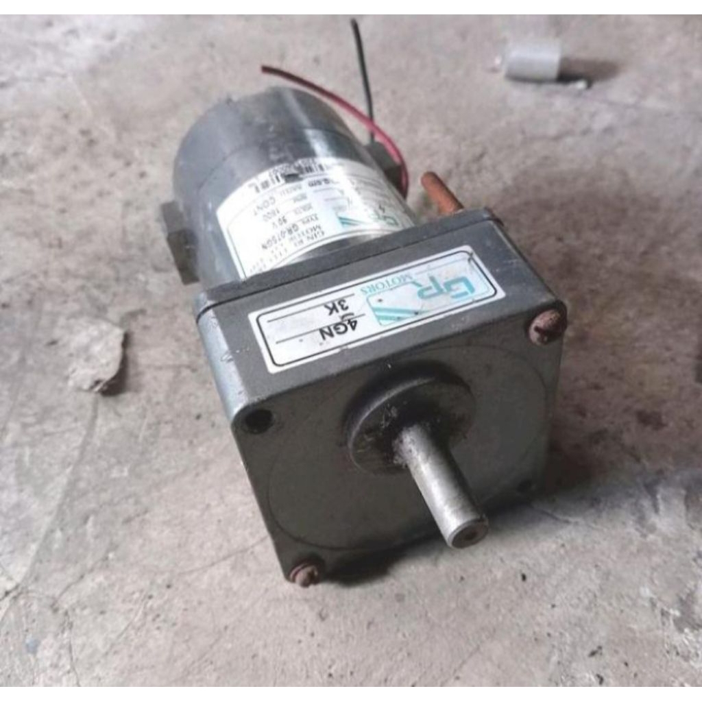 DC motor gearbox 90V 1800rpm GR motor type GR-075GN terbaik