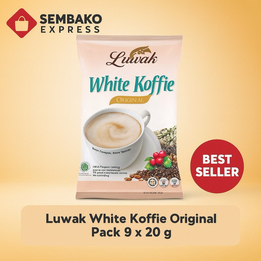 

Luwak White Koffie Original Pack 9 x 20 g