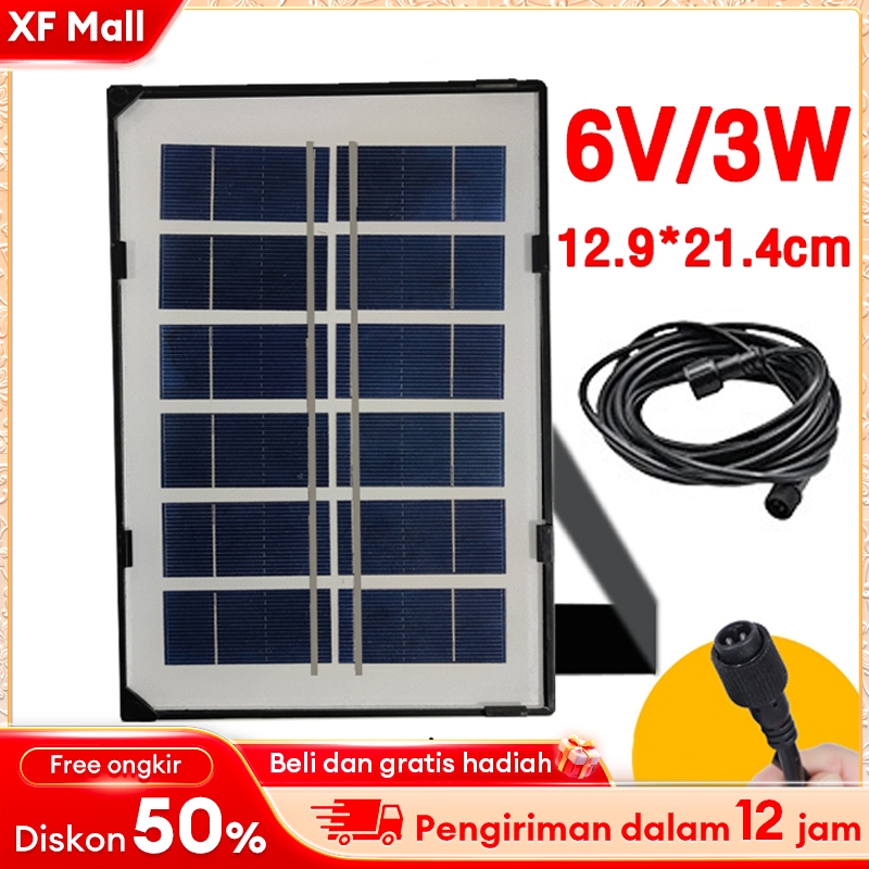 solar panel 3W 12.9*21.4cm Papan solar solar cell panel surya 6V