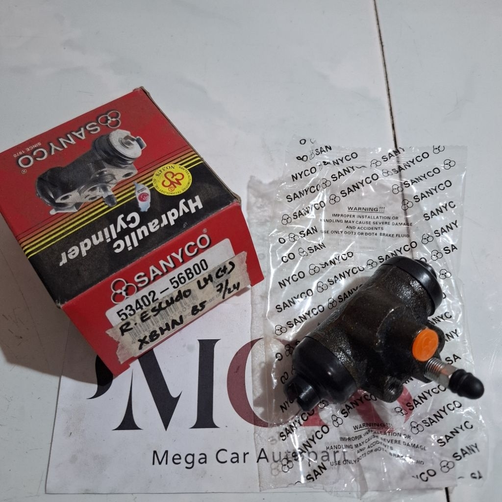 Master rem roda / wheel cylinder Belakang kiri Suzuki Escudo 1.6 / Vitara 1.6 / Sidekick 1.6 Sanyco 