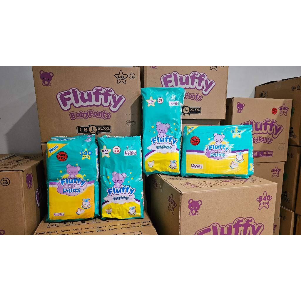 Popok FLUFFY popok bayi celana pants baby diapers murah promo