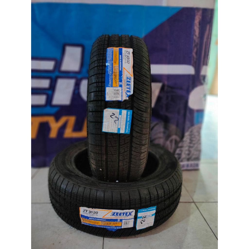 JUAL BAN MOBIL TUBLES ZEETEX 185 60 R15 FREE PENTIL KARET