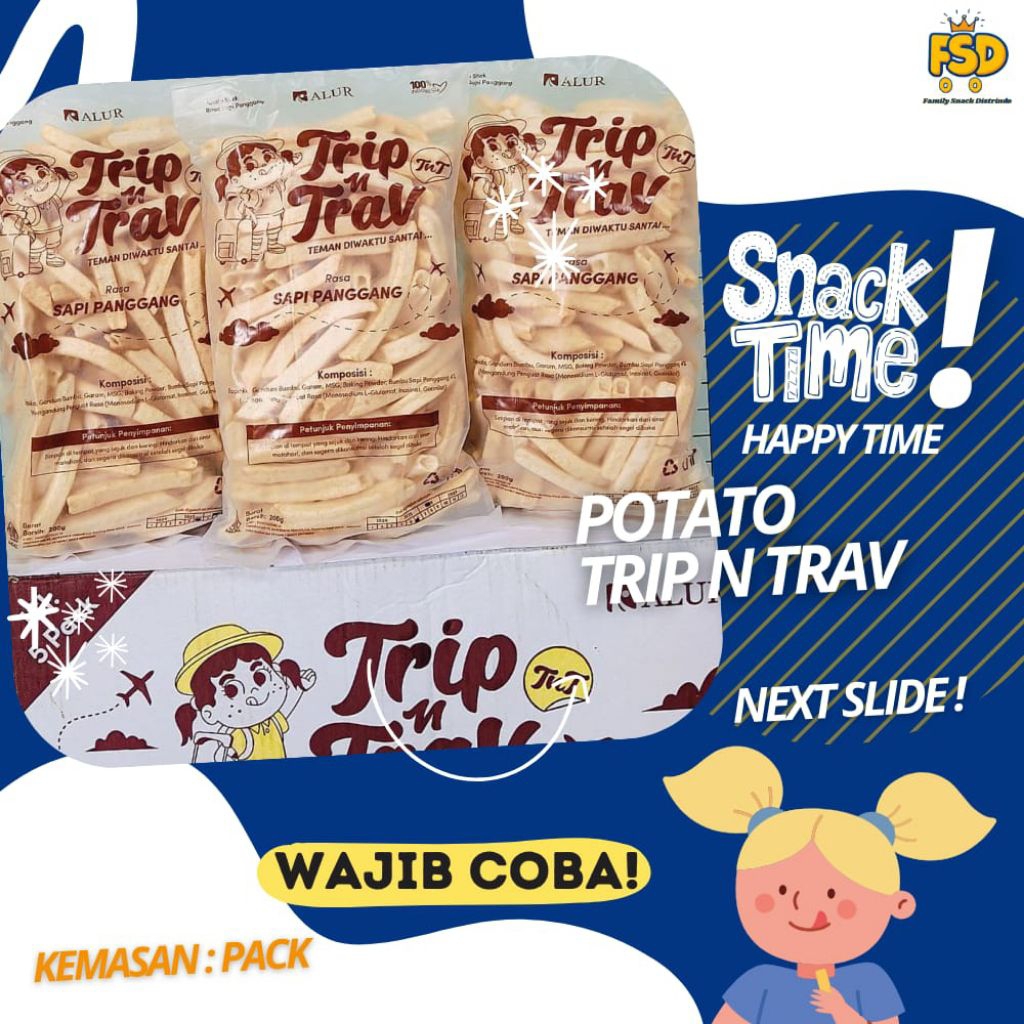 

1 Pack Trip N Trav Potato@200gram