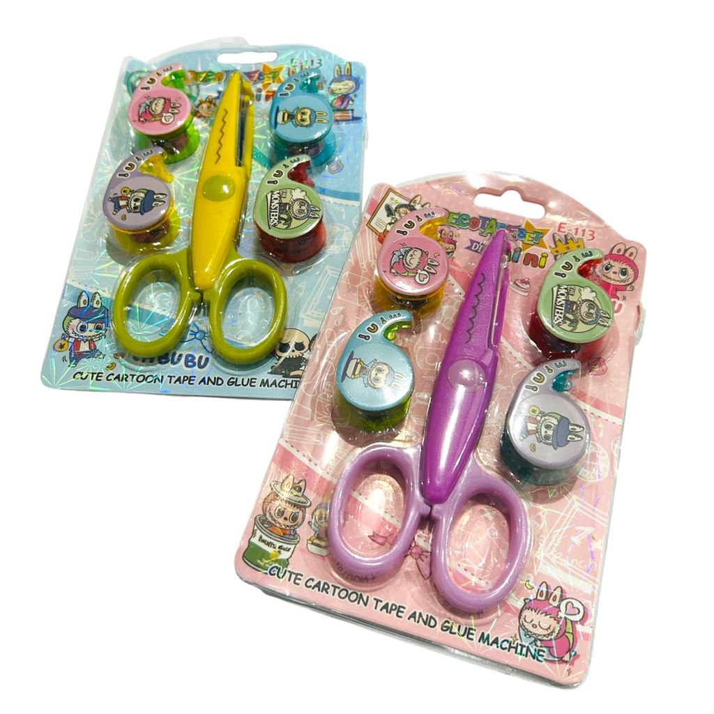 

GUNTING CRAFT ANAK/ZIG ZAG E-113 + ISOLASI SET