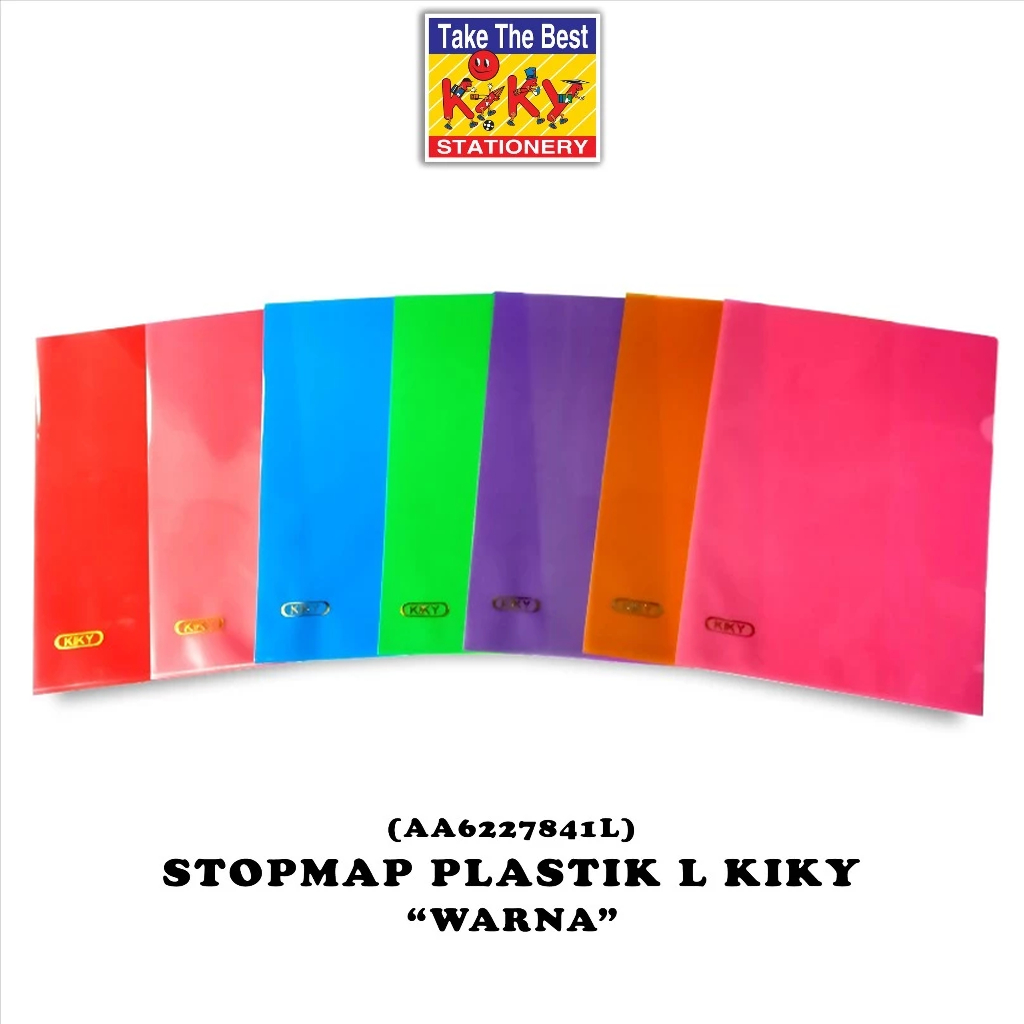 

KIKY Stopmap / Map Plastik L (Folio) Isi 12 Lembar