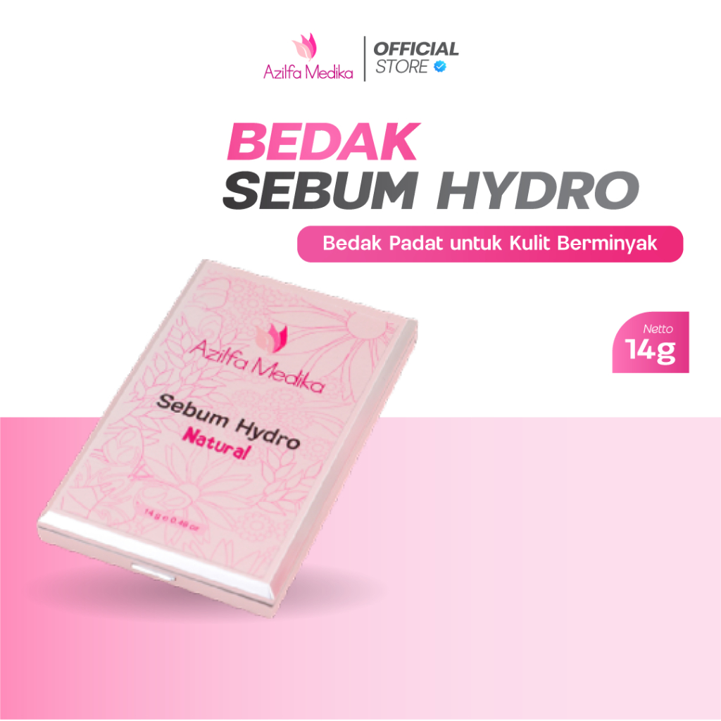 Azilfa Medika Sebum Hydro Natural Bedak Padat