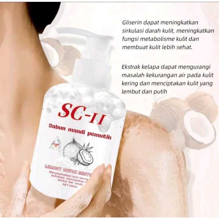 Sabun SC-11 Pemutih Badan Wangi Segar Tahan Lama Membuat Kulit Sehat Putih Cerah Alami