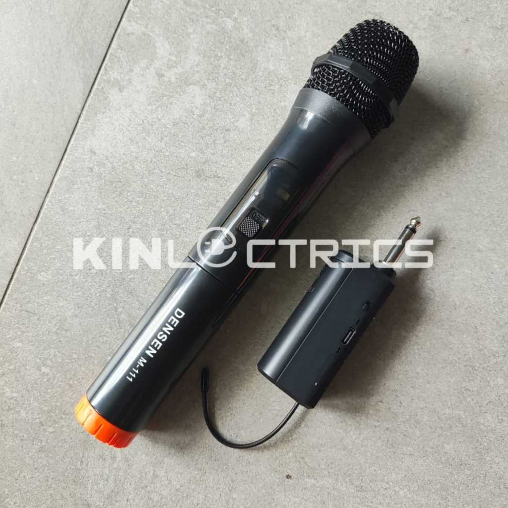 KINLECTRICS Microphone Wireless M-111 Microphone Wireless UHF Original