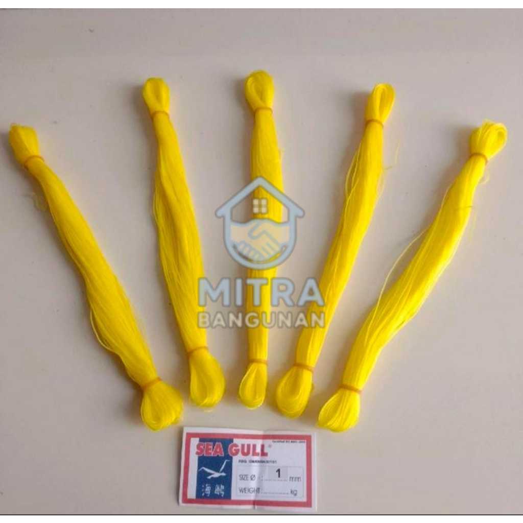 

Benang Nylon Warna ±50 meter Tali Tampar 1mm Tali Tambang 1 mm Tali Tukang Serbaguna