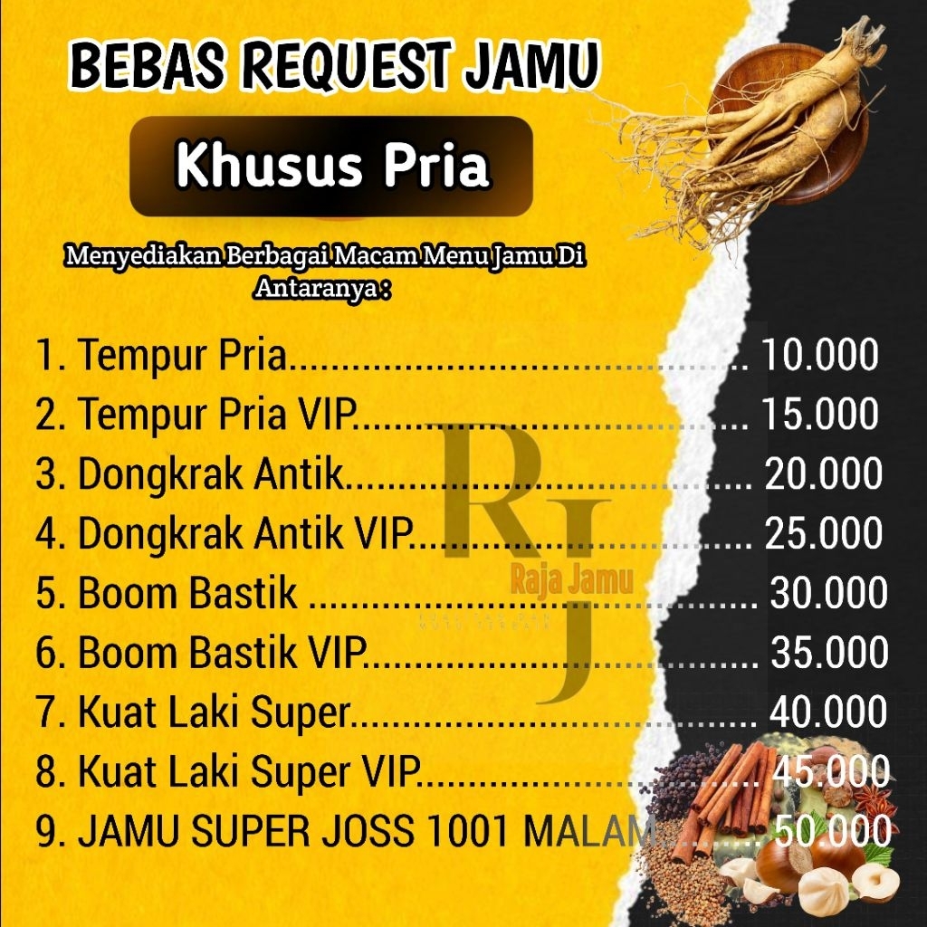 

Jamu Kuat T4h4n L4m4 - Jamu Herbal Premium [ Bisa Request Sesuai Dengan Kebutuhan ]