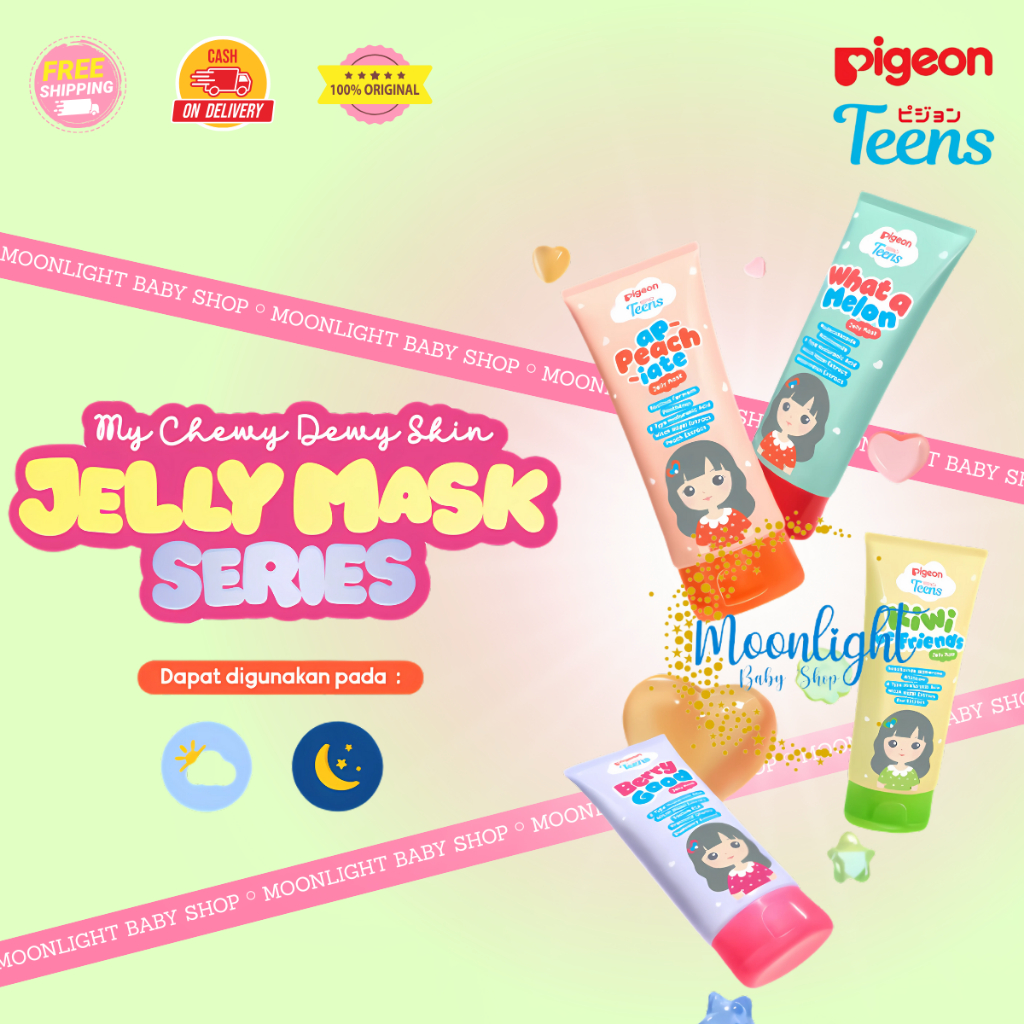 Pigeon Teens Jelly Mask 60ml - Masker Wajah - Skincare Remaja - Semua Jenis Kulit