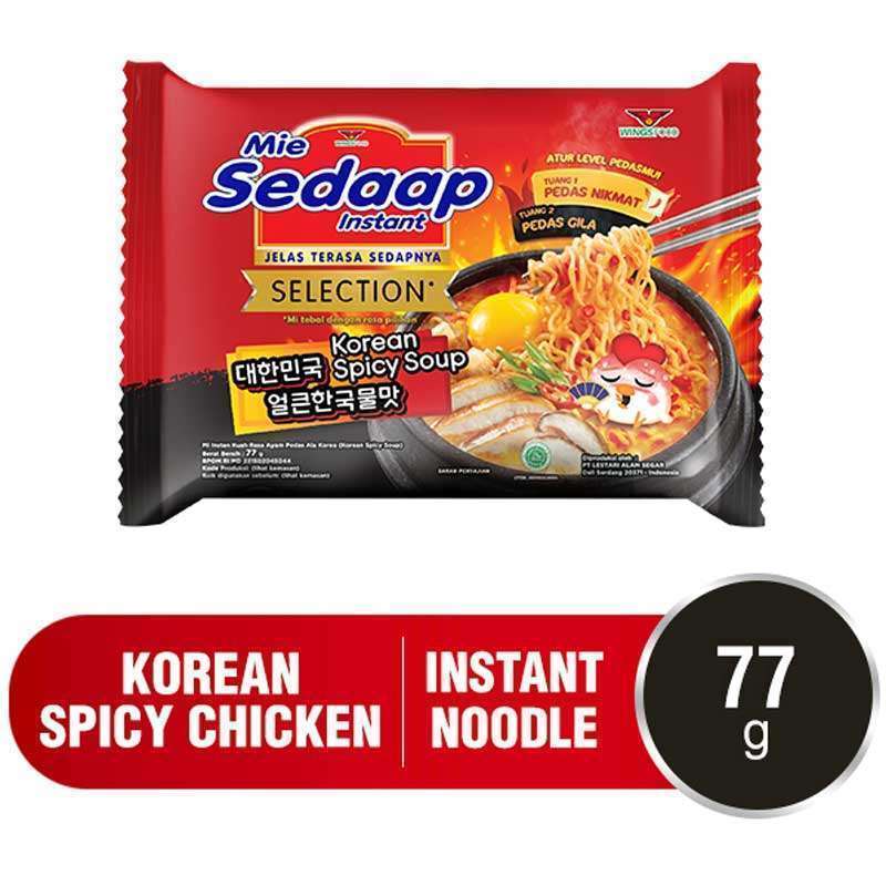 

ISI 20 PCS SEDAAP MIE INSTAN KOREAN SPICY SOUP SETENGAH DUS