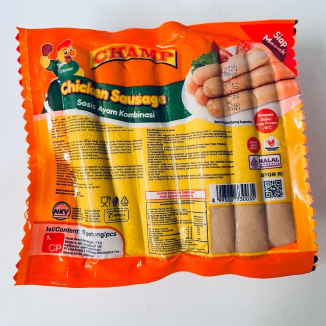 

Sosis ayam CHAMP isi 15 pcs