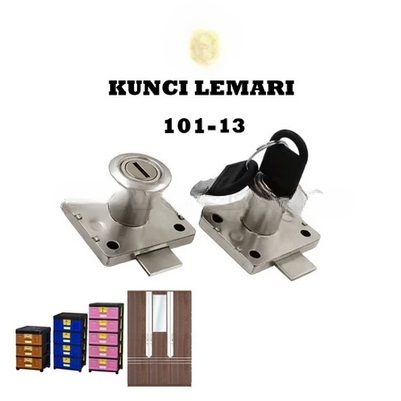 Set Kunci Pengaman Lemari Plastik Kayu Laci  Loker Top Scurity Premium