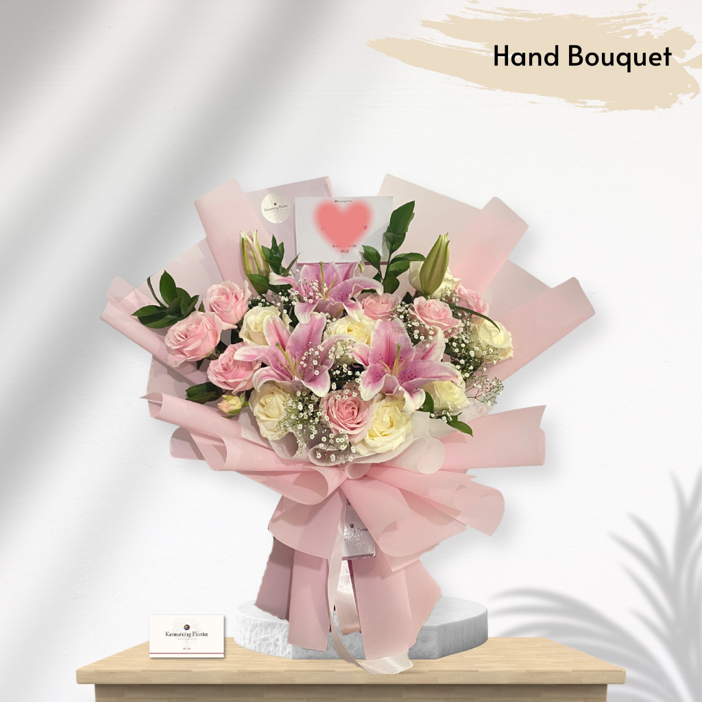 buket bunga asli/ buket bunga lily/ bunga segar/ bunga asli/ buket bunga