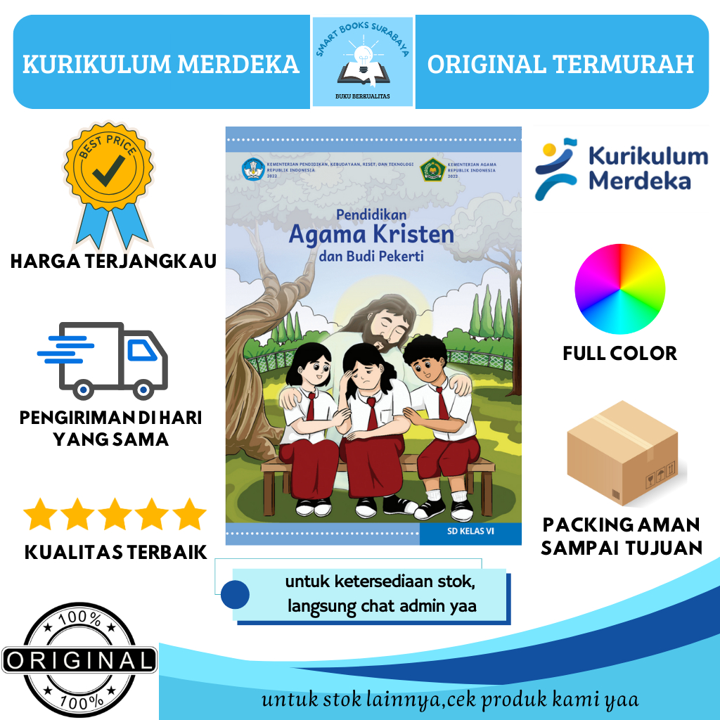 Buku siswa Agama Kristen Kelas 6 SD -  Buku Agama Kristen Kristen Kelas 6 Kurikulum Merdeka