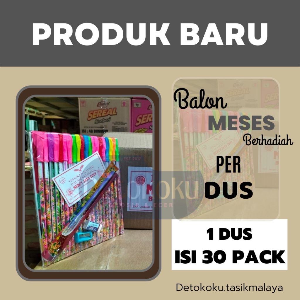 

Balon Meses Berhadiah [PER DUS]