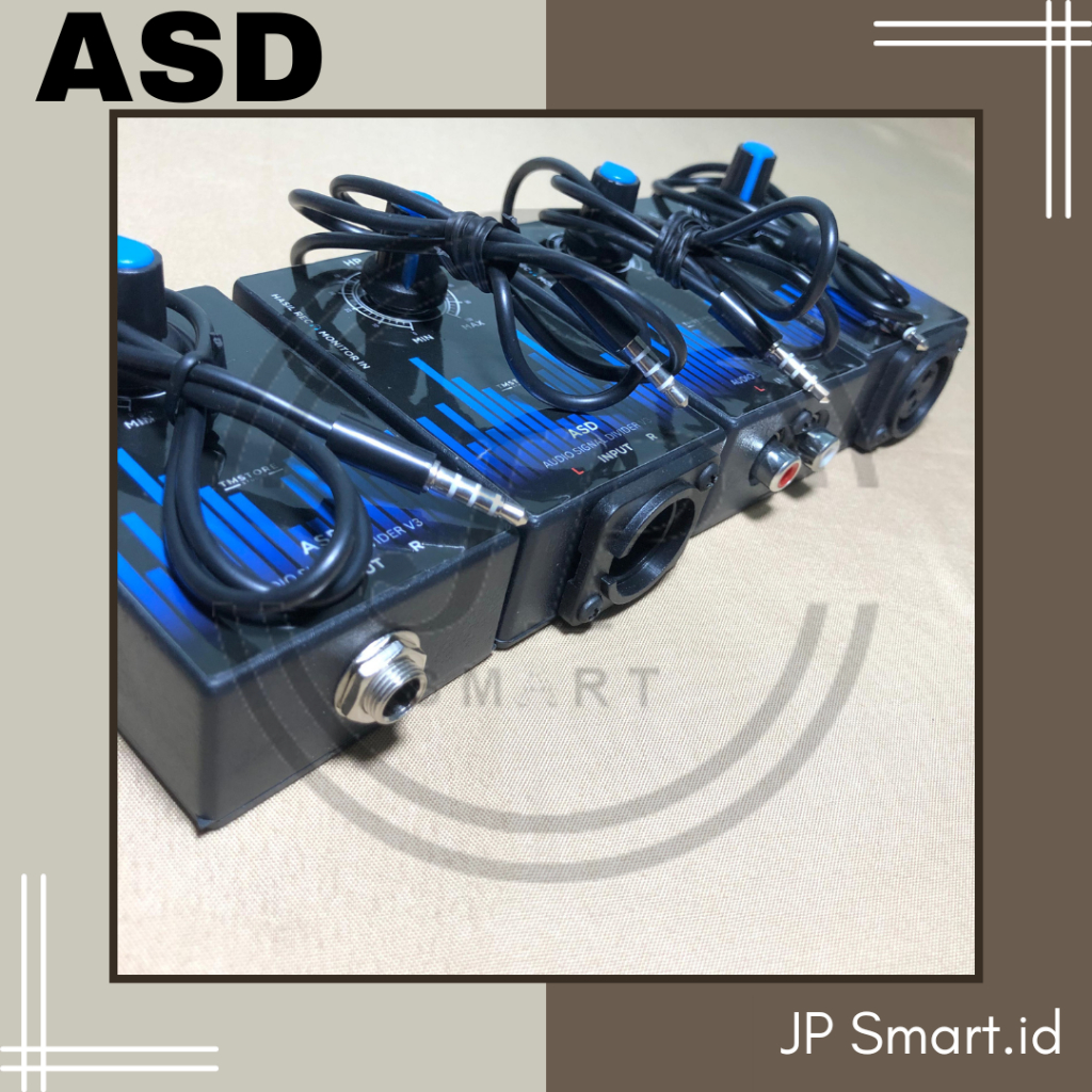 Universal Audio Signal Divider ASD Tipe V3 Untuk Alat Perekam Dari Mixer Recording Soundcard Ke Hp A