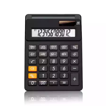 

KALKULATOR 2 LAYAR SDC CT-7212 CALCULATOR 12 DIGIT CHECK & CORRECT DUAL DISPLAY