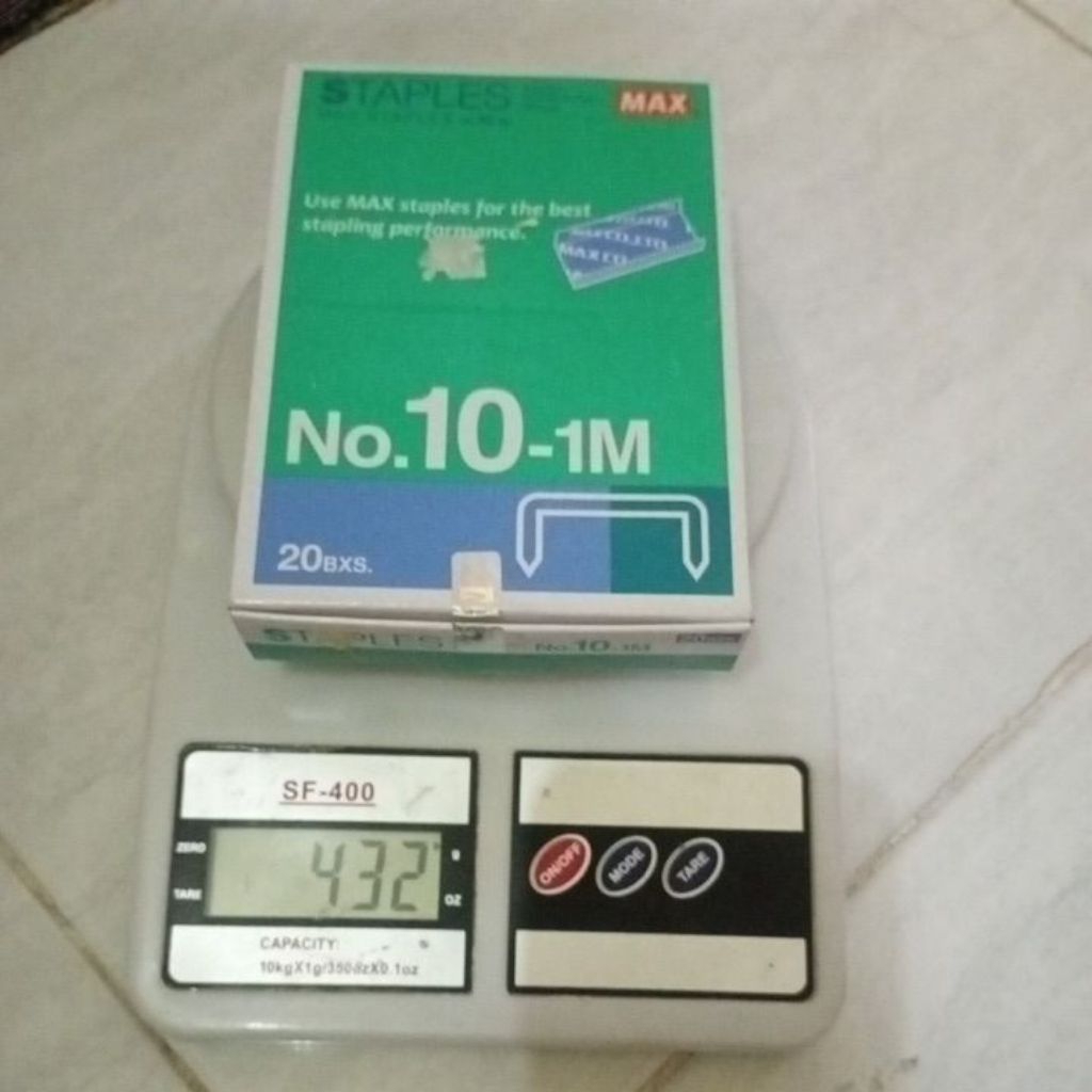 

isi staples MAX no 10 1M / pak. isi staples kecil MAX.original MAX